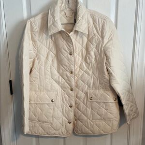 NWT Chicos Cream Quilted Jacket